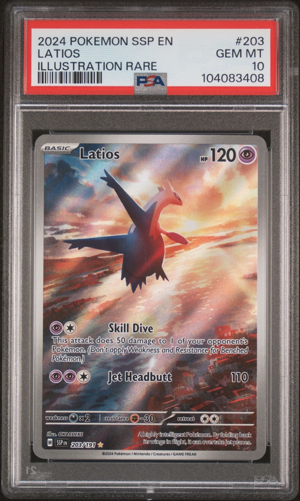 Latios #203 - PSA 10