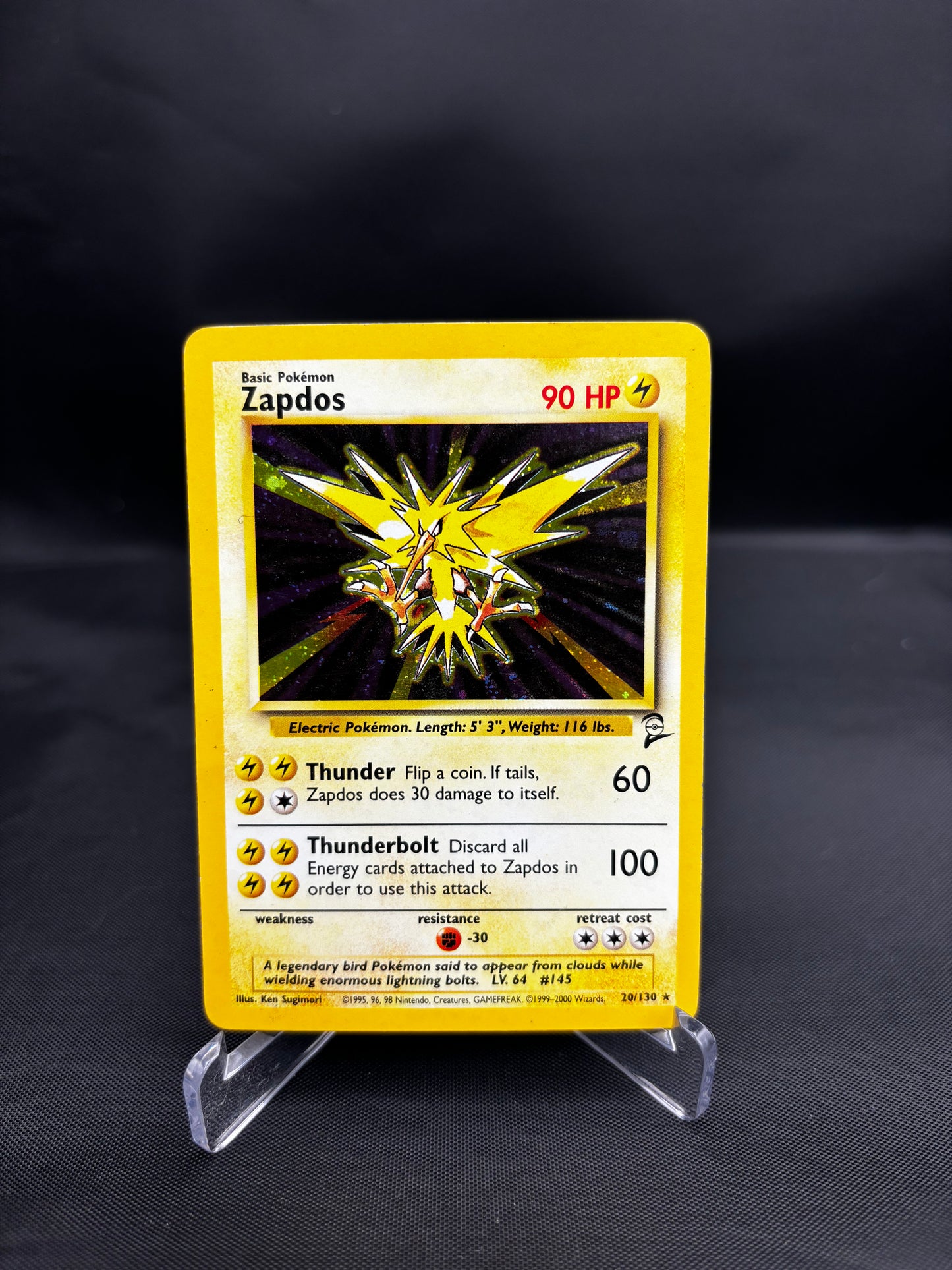 Zapdos - Base Set 2 (BS2)